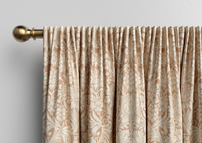 William Morris At Home Sunflower, Madder - Made to Measure Curtains - Image 9